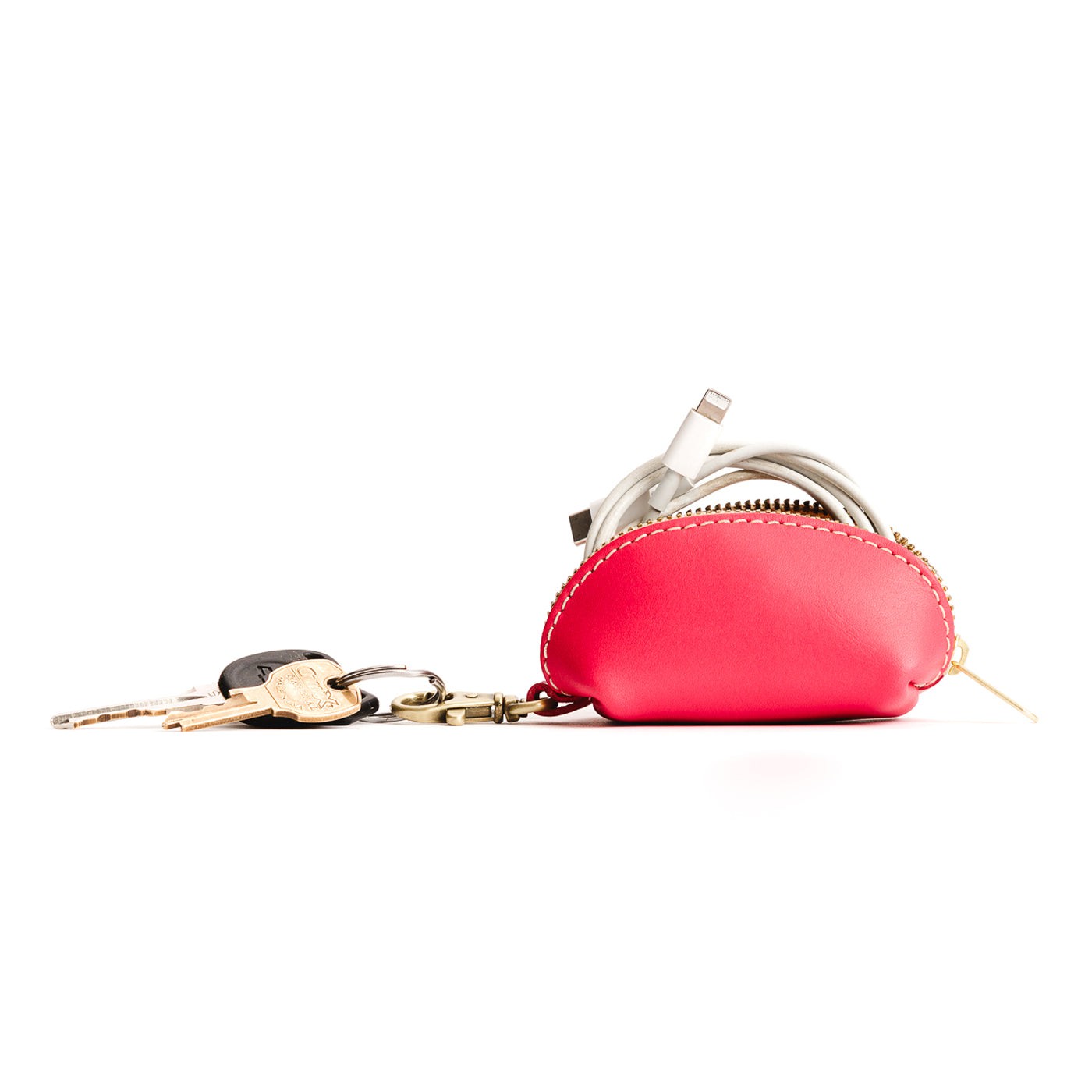 All Color: Tulip | Small taco shaped pouch, swivel lobster clasp