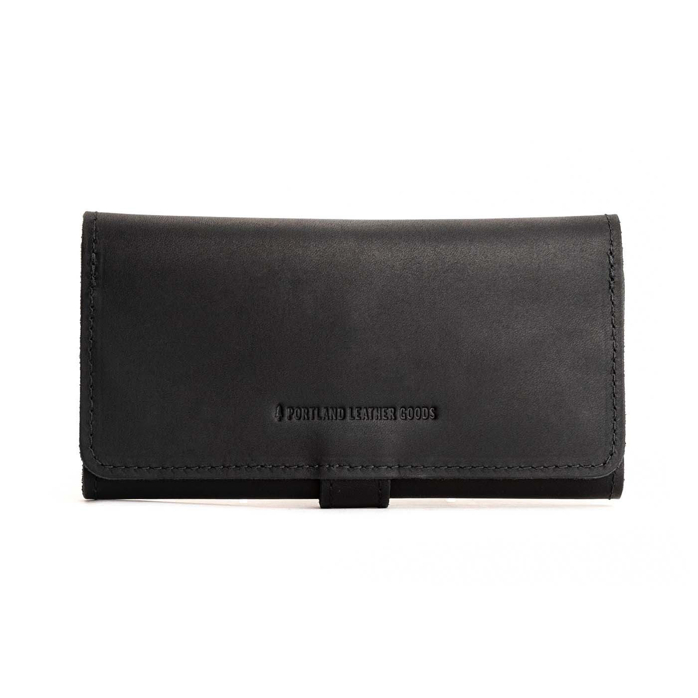 Black | Backside of leather wallet