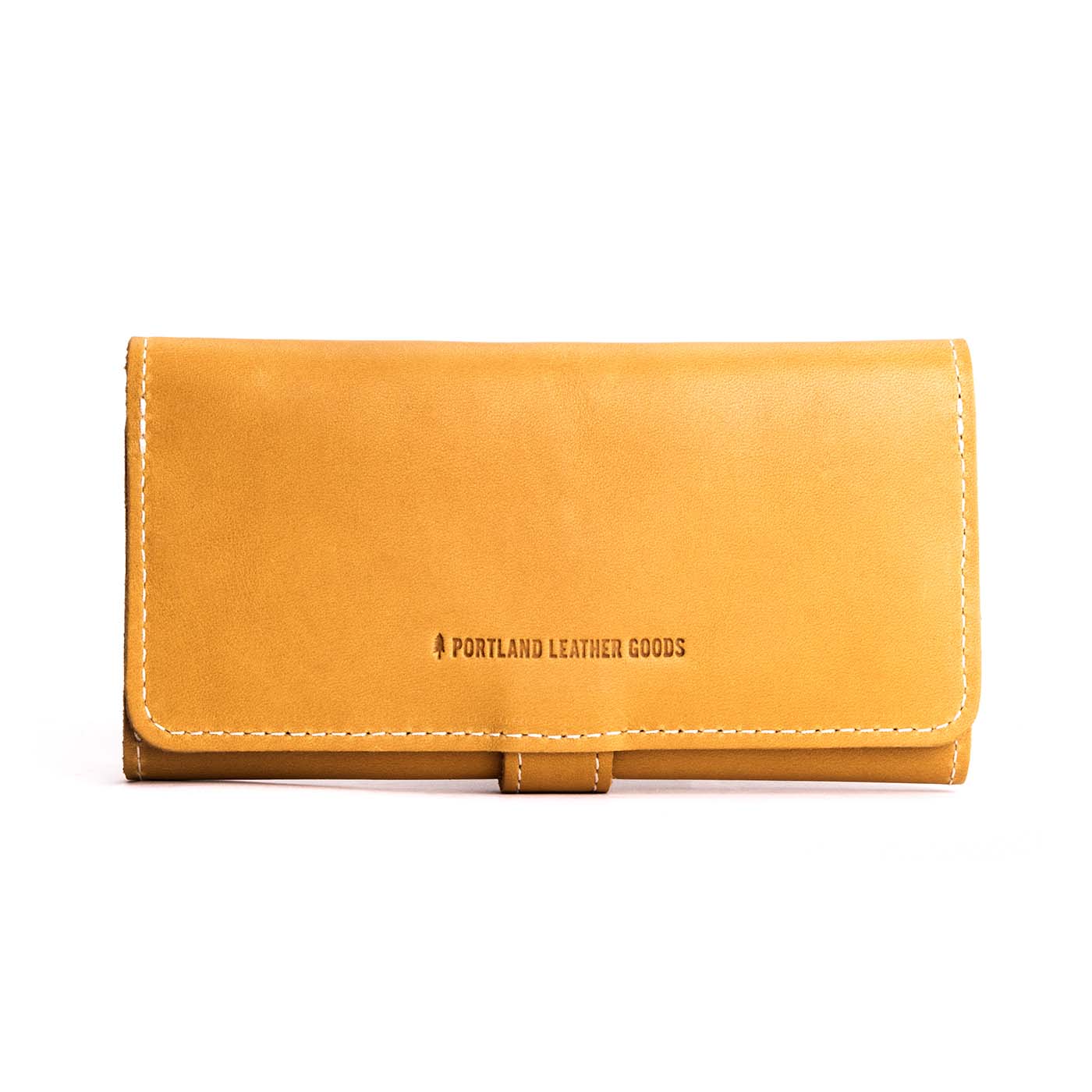 Sunflower | Backside of leather wallet