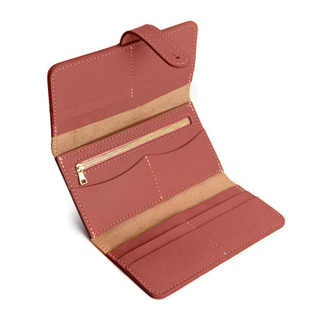 Hot Pot | Leather wallet with Sam Browne closure open