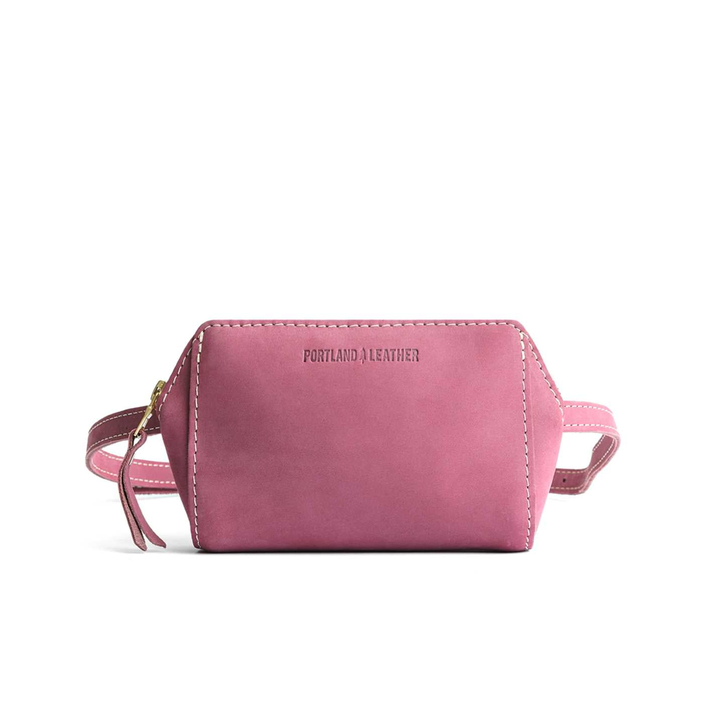  Foxglove | Petite bag with top zipper closure and adjustable belt strap