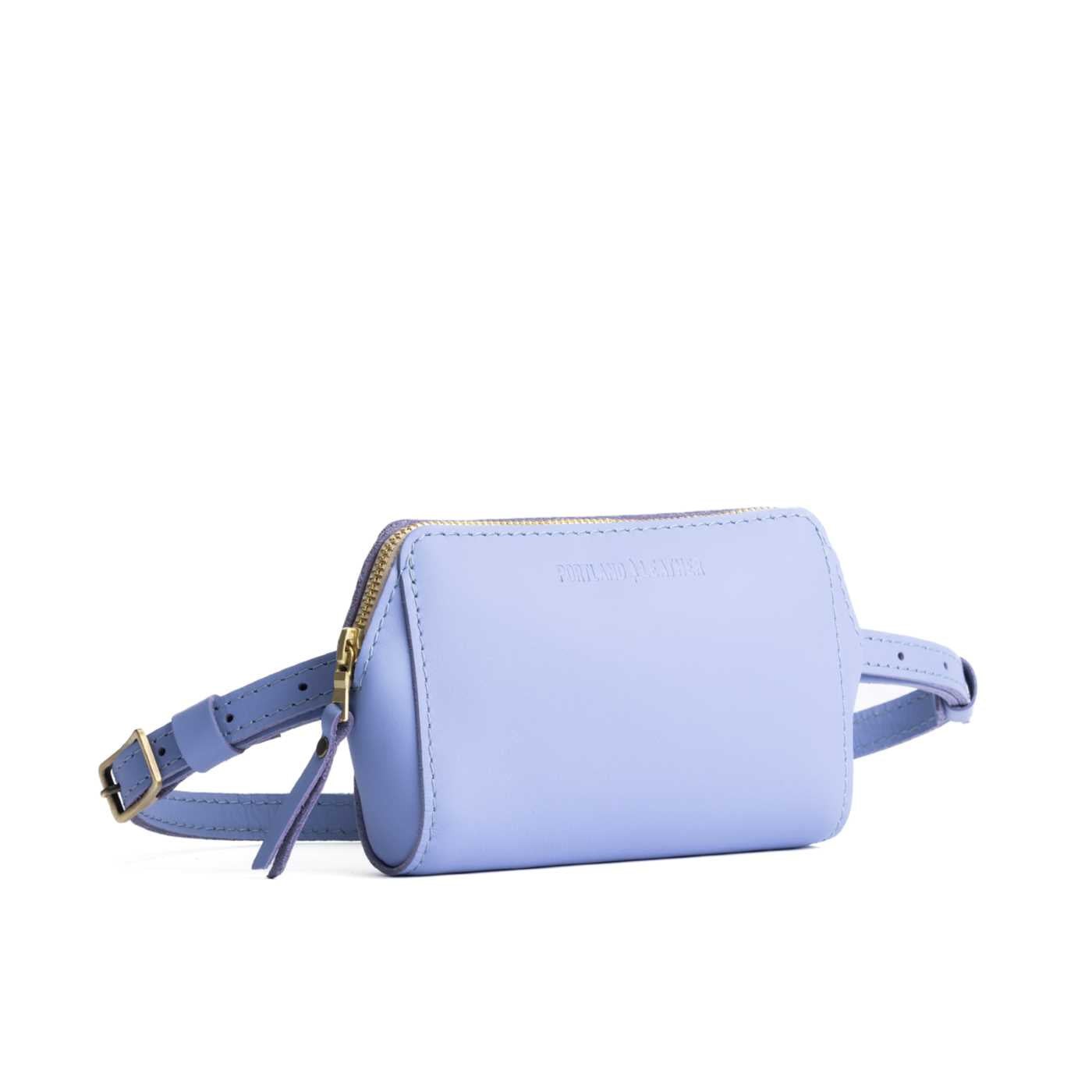 Jacaranda | Petite bag with top zipper closure and adjustable belt strap