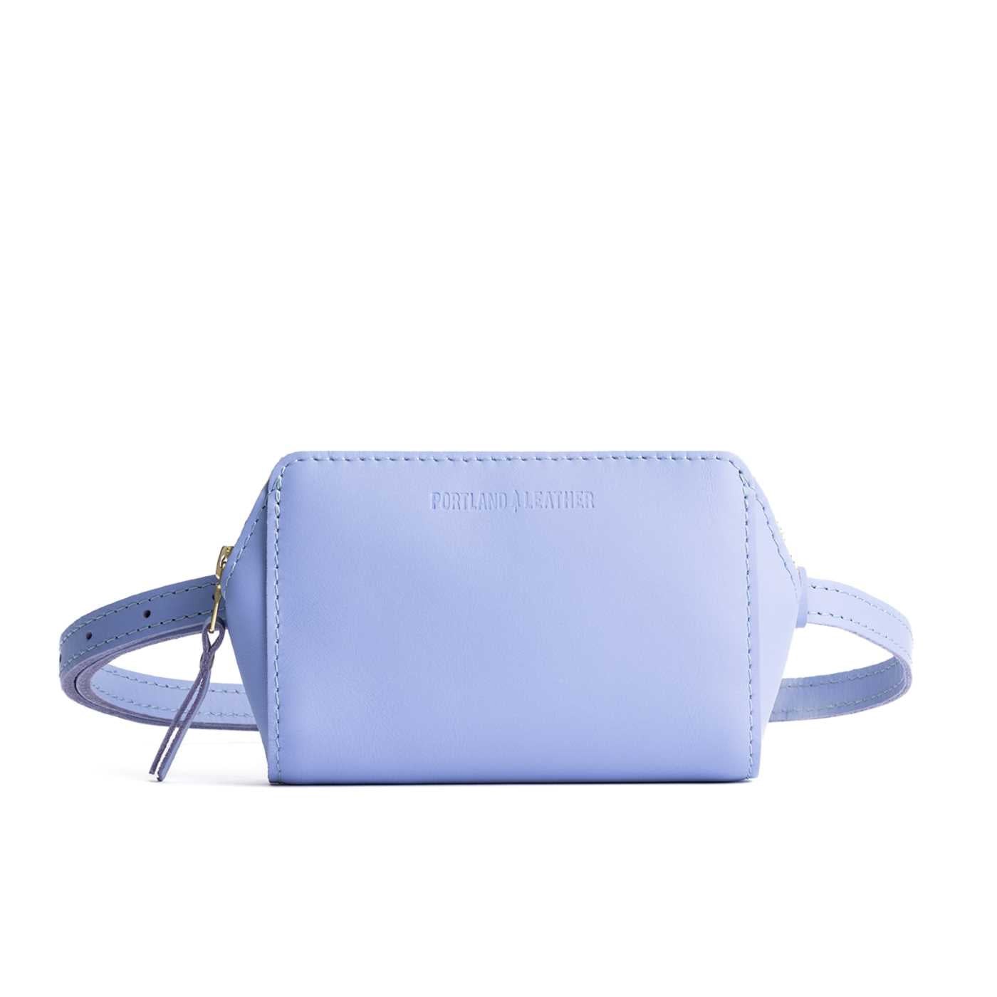 Jacaranda | Petite bag with top zipper closure and adjustable belt strap