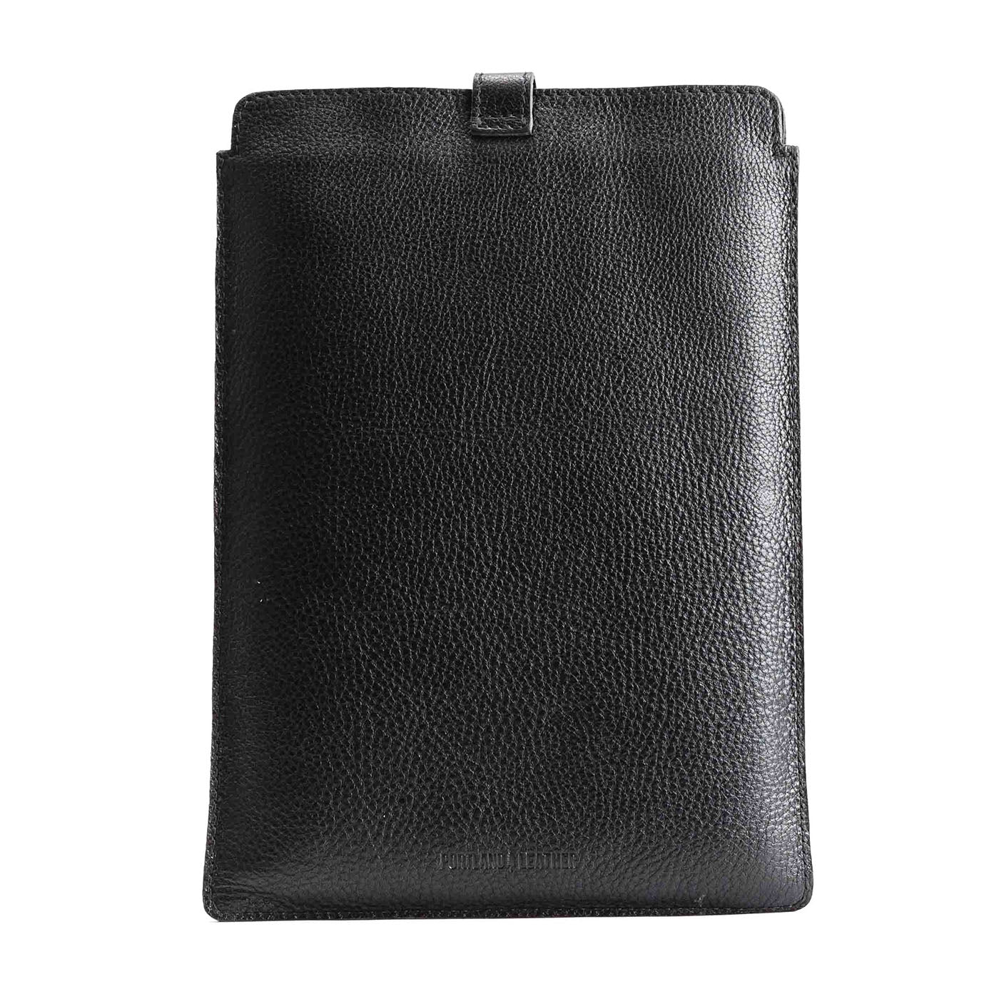 All Color: Pebbled--black | top snap laptop sleeve