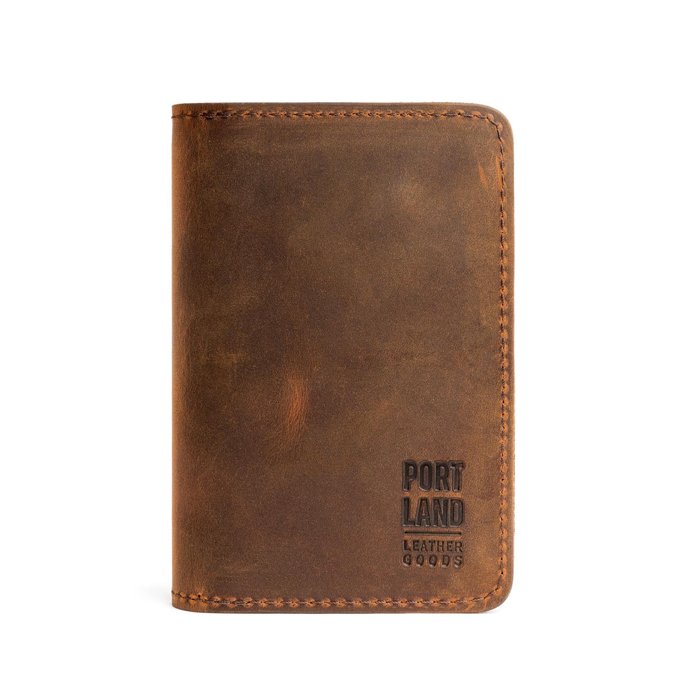 Canyon | Leather passport case with PLG logo