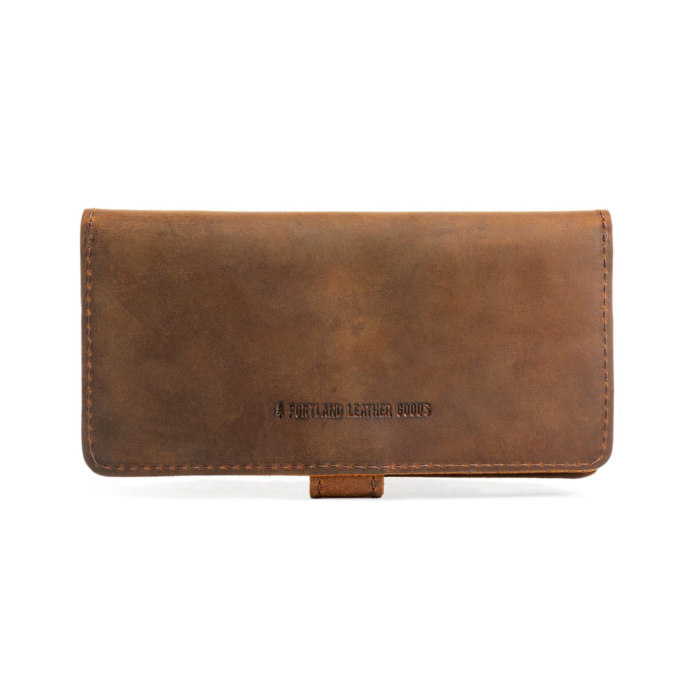 Canyon | Back of leather wallet closed