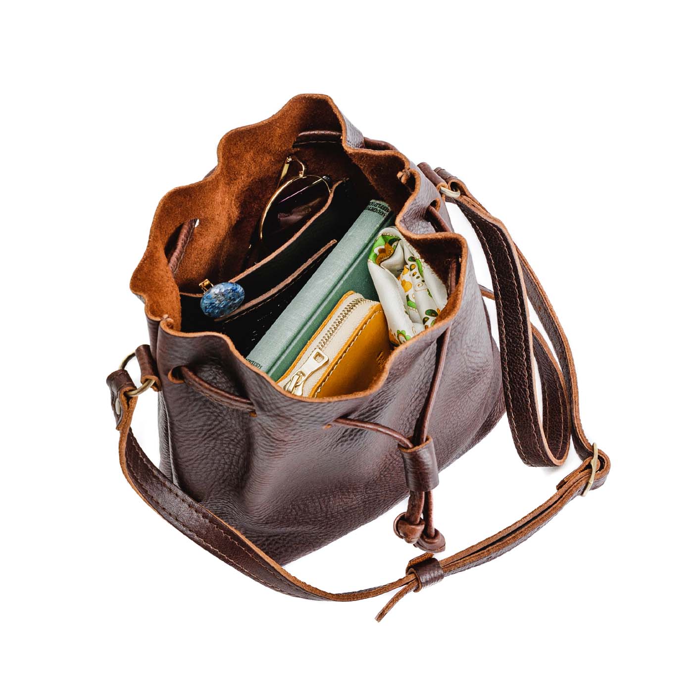 Coldbrew Small | Slouchy crossbody bag with drawstring closure