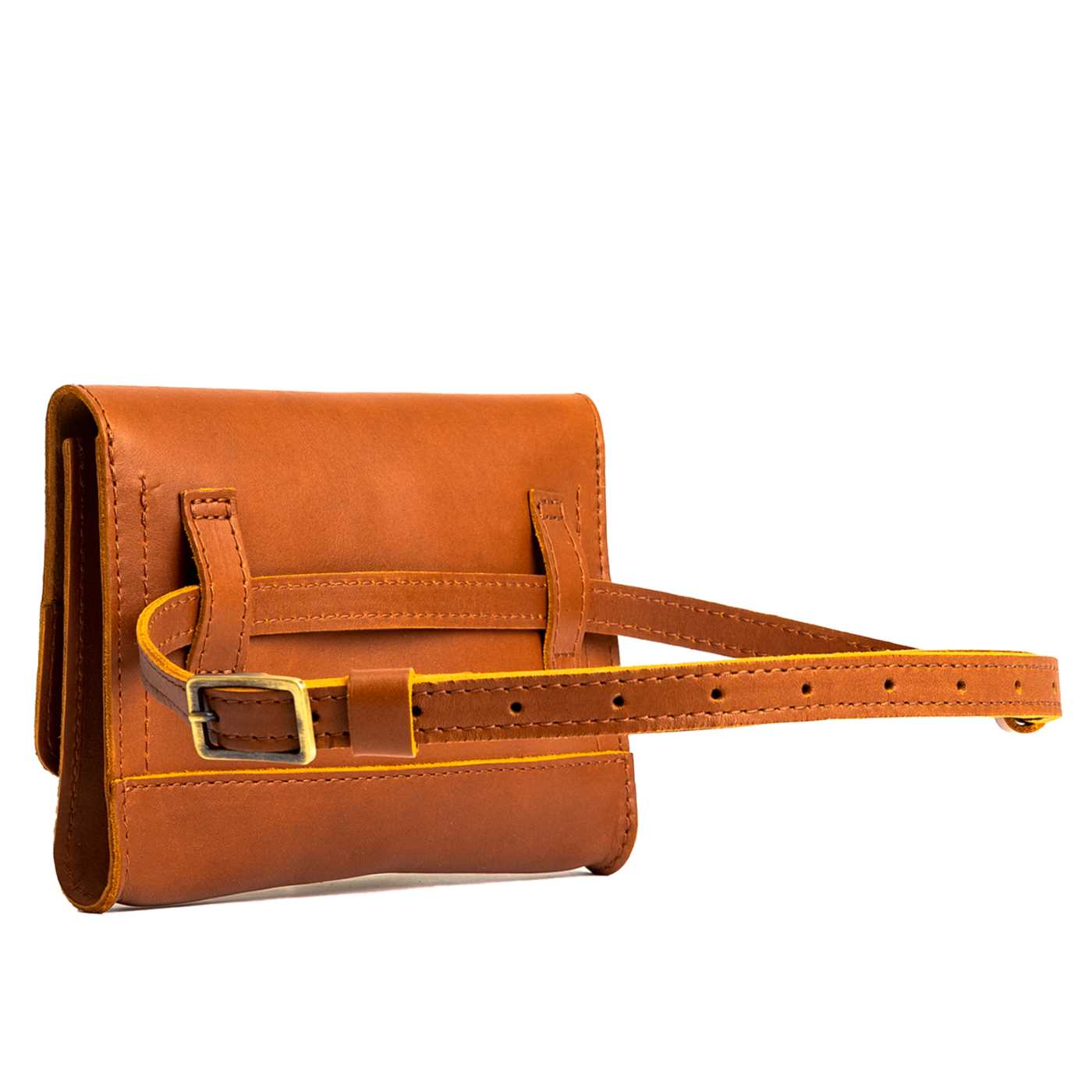  Honey | Petite bag with magnetic flap closure and adjustable belt strap