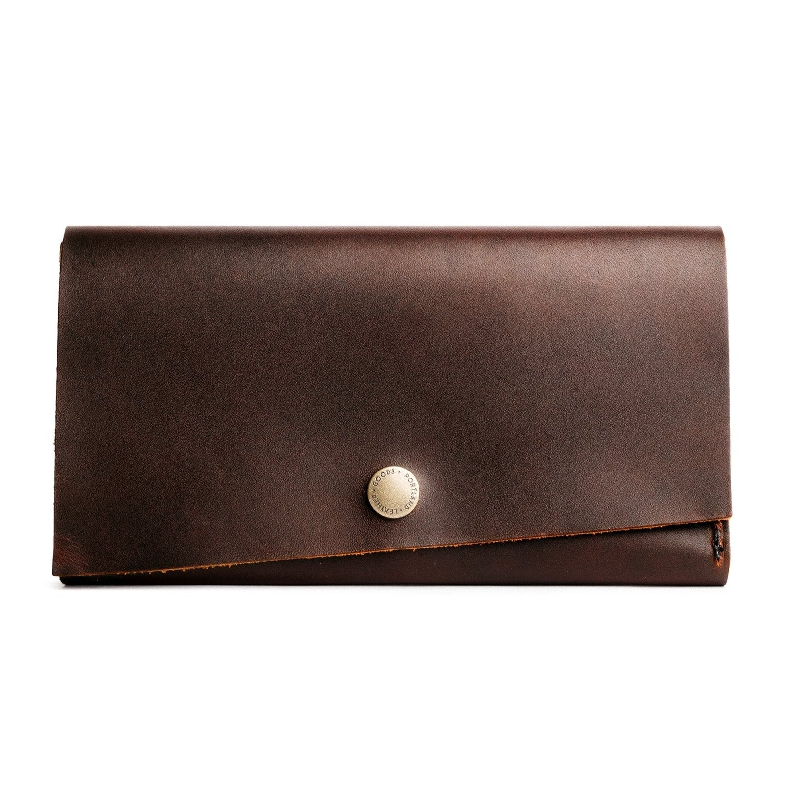 Grizzly | Leather wallet with snap closure