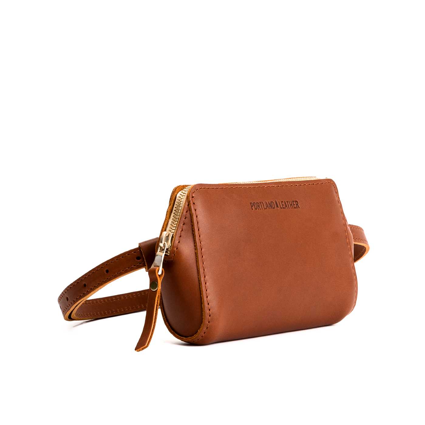  Honey  | Petite bag with top zipper closure and adjustable belt strap