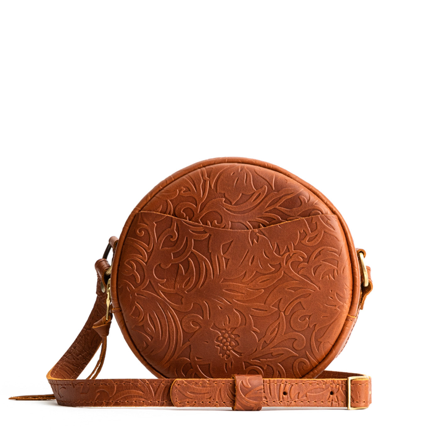 Meadow Small  | Circle shaped crossbody bag with top zipper