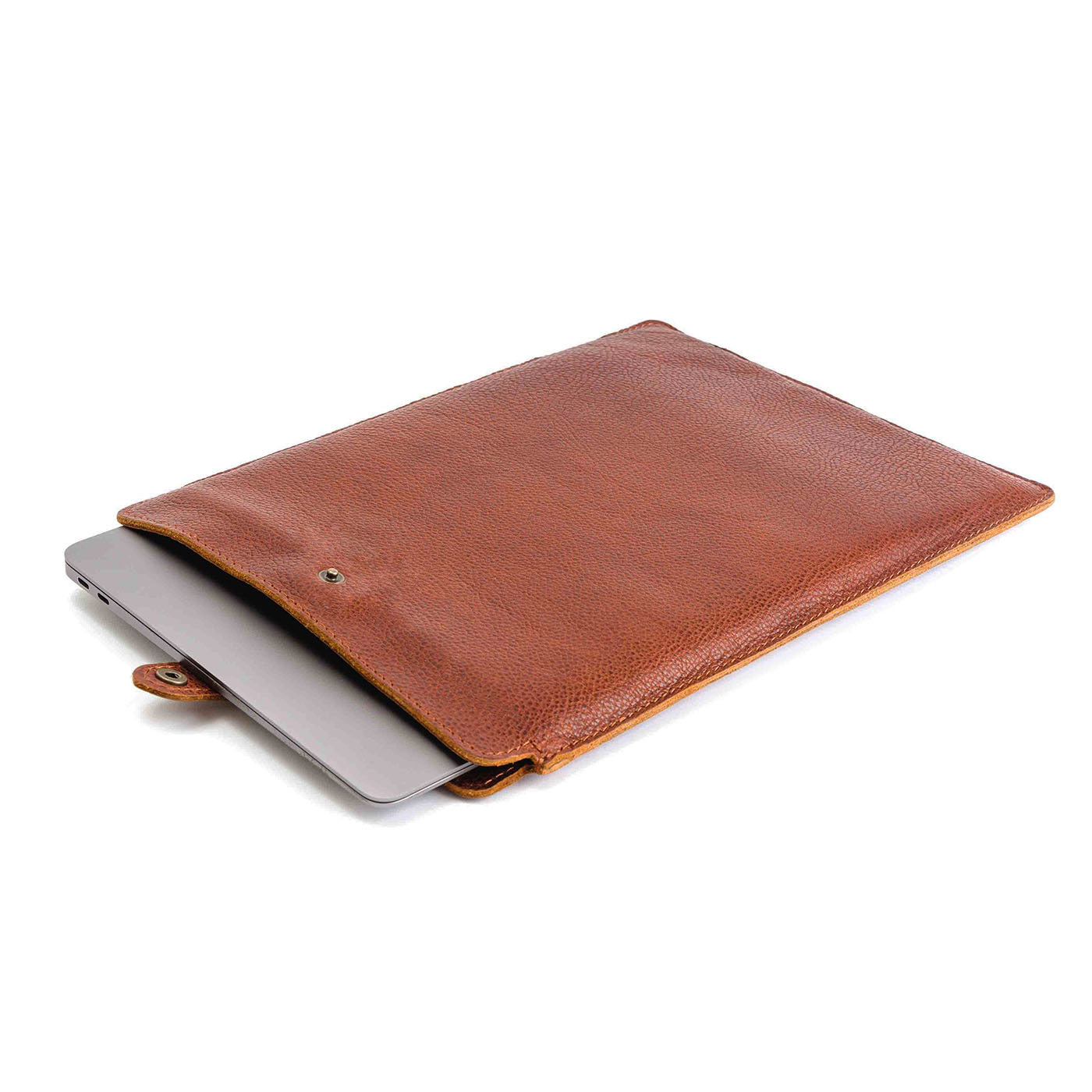 All Color: Nutmeg | top snap laptop sleeve