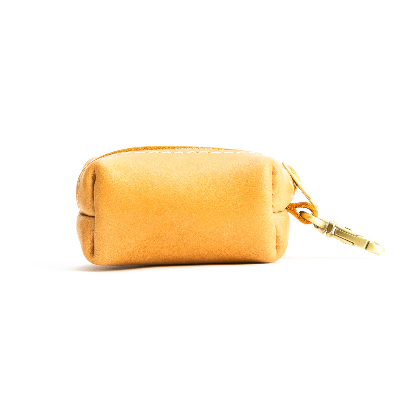 All Color: Sunflower | Leather small keychain pouch