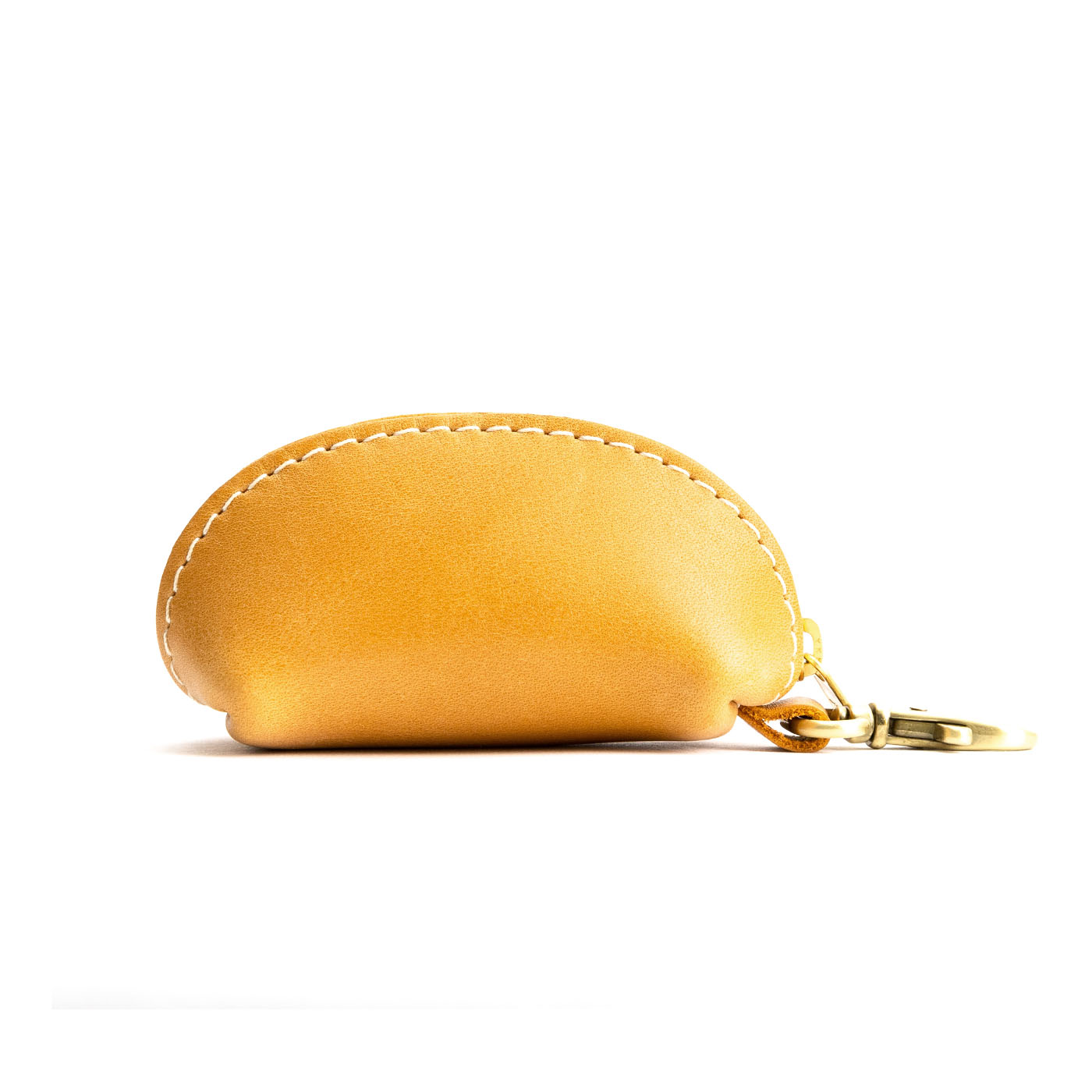 All Color: Sunflower | Small taco shaped pouch, swivel lobster clasp